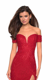 6 of 10 La Femme 26998 Deep Red