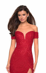 6 of 10 La Femme 26998 Deep Red