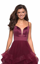 8 of 12 La Femme 27024 Burgundy