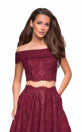 6 of 10 La Femme 27028 Burgundy