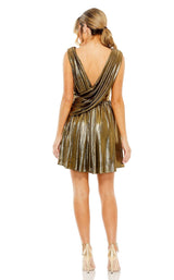 3 of 3 Mac Duggal 27073 Dress Antique-Gold