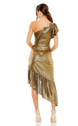 5 of 6 Mac Duggal 27075 Dress Antique-Gold