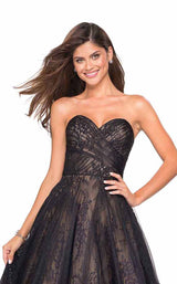 6 of 10 La Femme 27135 Black-Nude