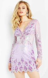 1 of 12 Jovani 27205 Lilac