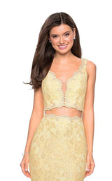 7 of 10 La Femme 27302 Pale Yellow