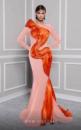 4 of 8 MNM Couture 2730A Pink/Orange