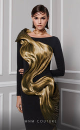 7 of 8 MNM Couture 2730A Black/Olive