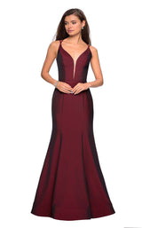 1 of 12 La Femme 27446 Burgundy