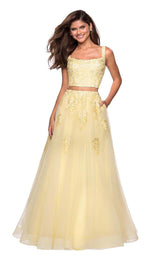 3 of 14 La Femme 27489 Pale Yellow