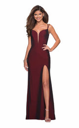 1 of 7 La Femme 27512 Burgundy