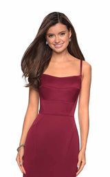 6 of 11 La Femme 27524 Burgundy