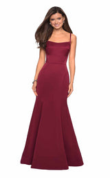 1 of 11 La Femme 27524 Burgundy