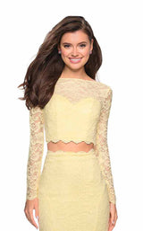 18 of 24 La Femme 27601 Pale Yellow