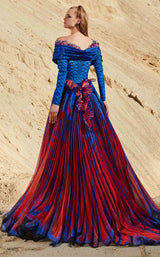 7 of 7 MNM Couture 2762 Blue-Red