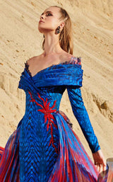 5 of 7 MNM Couture 2762 Blue-Red