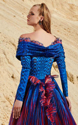 6 of 7 MNM Couture 2762 Blue-Red