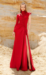 1 of 6 MNM Couture 2764 Red