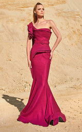 1 of 5 MNM Couture 2771 Burgundy