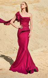 2 of 5 MNM Couture 2771 Burgundy