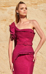 3 of 5 MNM Couture 2771 Burgundy