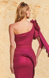 4 of 5 MNM Couture 2771 Burgundy