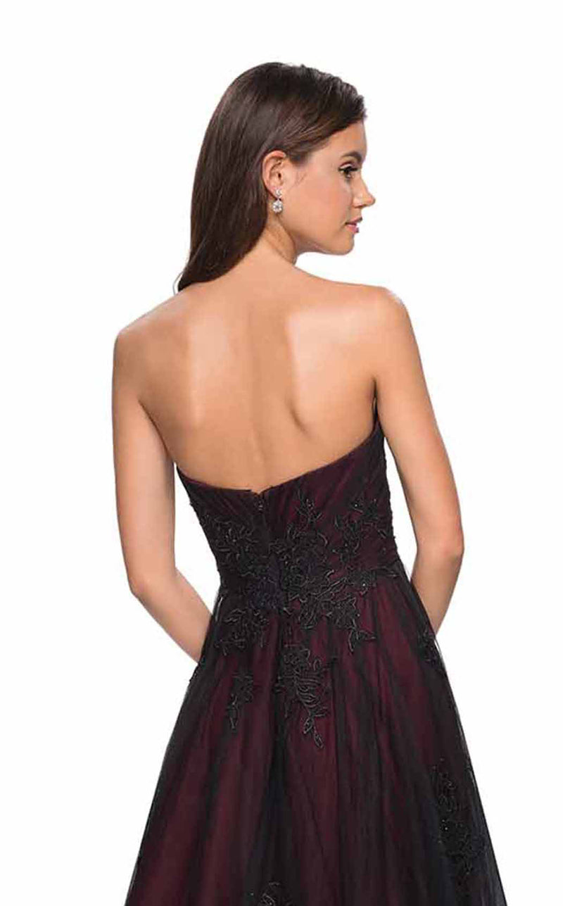 La Femme 27774 Black/Burgundy