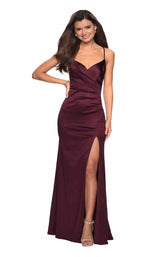 1 of 6 La Femme 27782 Burgundy