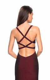 8 of 8 La Femme 27785 Burgundy