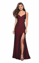 2 of 8 La Femme 27785 Burgundy