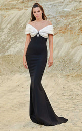1 of 2 MNM Couture 2781 Black