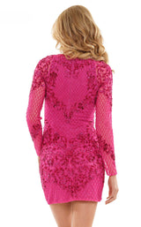 6 of 6 Colors Dress 2808 Dress Hot-Pink