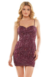 2 of 3 Colors Dress 2812 Dress Burgundy