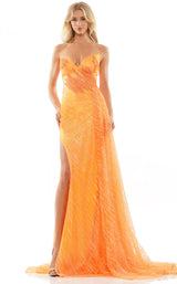 2 of 3 Colors Dress 2823 Orange