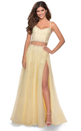 3 of 14 La Femme 28271 Pale Yellow