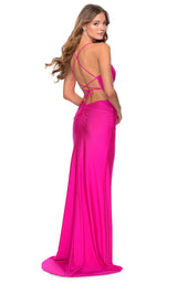 6 of 12 La Femme 28297 Neon Pink