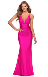 3 of 12 La Femme 28297 Neon Pink