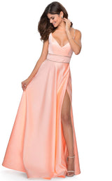 3 of 8 La Femme 28385 Peach