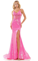 2 of 3 Colors Dress 2848 Hot Pink