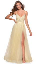 1 of 4 La Femme 28511 Pale Yellow