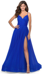 5 of 14 La Femme 28561 Royal Blue