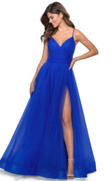 2 of 14 La Femme 28561 Royal Blue