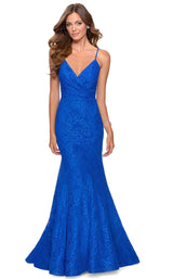 4 of 12 La Femme 28564 Royal Blue