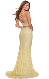 2 of 4 La Femme 28590 Pale Yellow