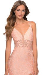 7 of 10 La Femme 28591 Peach