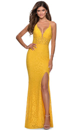 4 of 10 La Femme 28591 Yellow