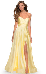 4 of 24 La Femme 28608 Pale Yellow