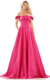 1 of 5 Colors Dress 2861 Fuchsia