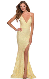 1 of 10 La Femme 28640 Pale Yellow