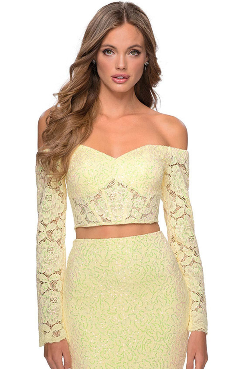 La Femme 28666 Pale Yellow