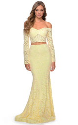 2 of 10 La Femme 28666 Pale Yellow